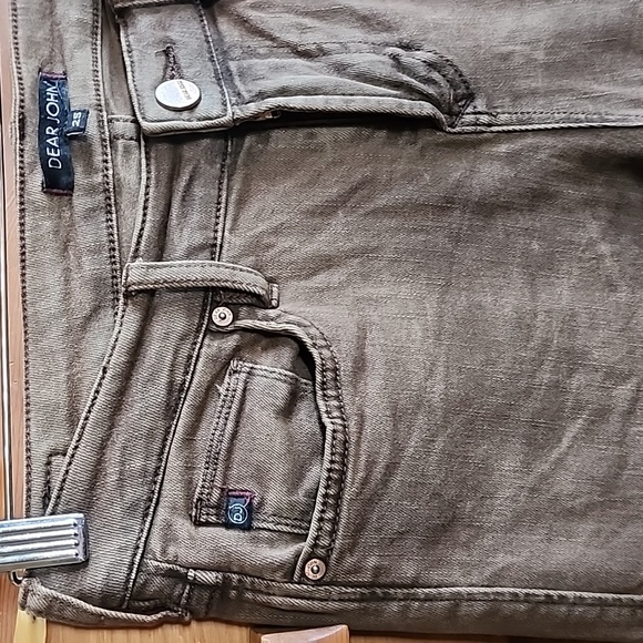 EUC Dear John: Giselle High Waisted Skinny Jeans, Brown, size 25 - Picture 2 of 7
